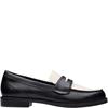 CLARKS WOMENS SLIP ON LOAFER - BLACK MULTI